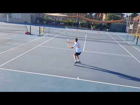 Matthew Teivans Tennis | Coaching session with Jonas Hahn