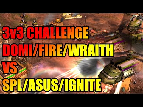 DoMiNaToR/FireLorD`/-Wraith^ vs spl/Asus/IGNITE^ - 3v3 Challenge (by akabolony) [Livestream]