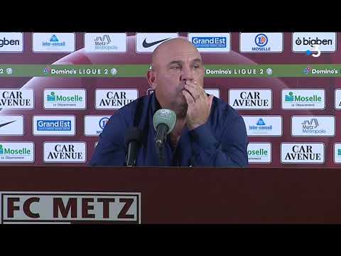Ligue 2 : FC-Metz 5-1 US Orléans réaction de l'entraîneur des Grenats