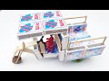 How To Make TukTuk Cargo Autorickshaw At Home From Matchbox DIY Creative Ideas From Matchbox
