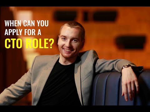 When can you apply for CTO role?