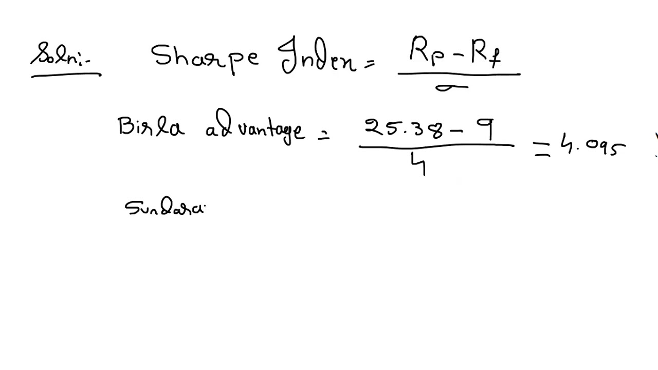 Portfolio performance Evaluation 1