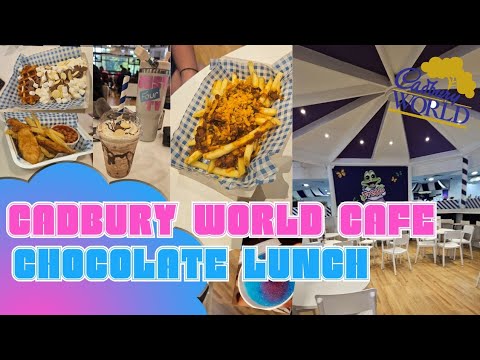 Cadbury World Cafe | Cadbury World Birmingham | LOTS of Chocolate Meals YUMMY!