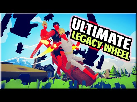 🛞ULTIMATE LEGACY WHEEL vs Every Faction - Totally Accurate Battle Simulator TABS Mod