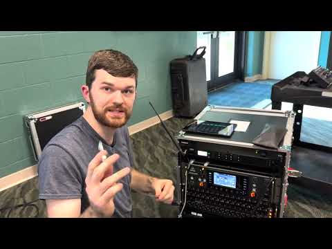 A look at our X32 Mobile Sound System Configured for a Retreat