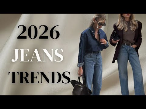 Jeans-Trends 2026, die Sie kennen sollten (elegant & mühelos)