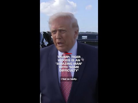 Trump: Tiger Woods is an 'amazing man' with 'some difficulty'