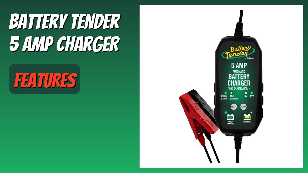 REVIEW (2026): Battery Tender 5 AMP Charger. Features