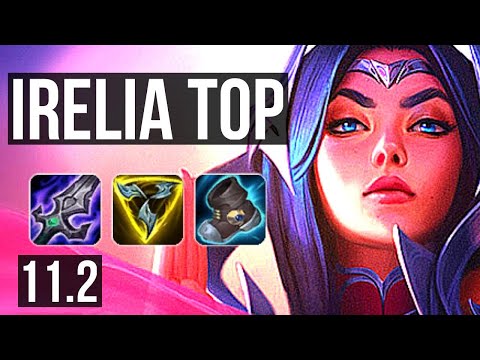 IRELIA vs AATROX (TOP) | Rank 2 Irelia, 13/2/8, 6 solo kills, Legendary | NA Grandmaster | v11.2