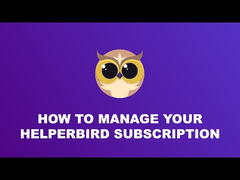 How to manage your Helperbird settings and subscription