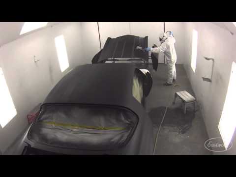 How To Spray Basecoat on Your Car - Kevin Tetz  Paints his Camaro with Eastwood Paint