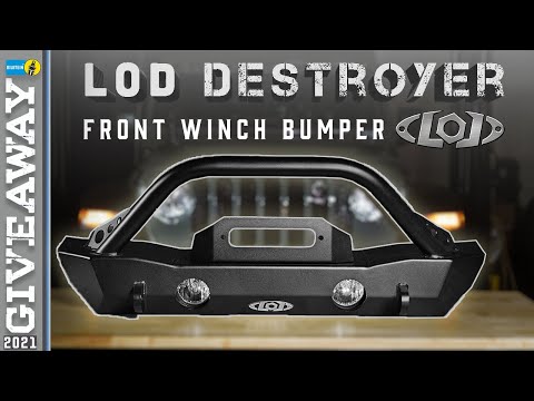 LOD Destroyer Series Front Winch Bumper - Jeep Gladiator