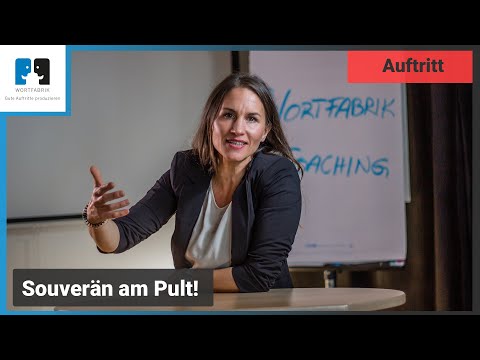 Souverän am Pult - 3 Tipps für deinen sicheren Auftritt