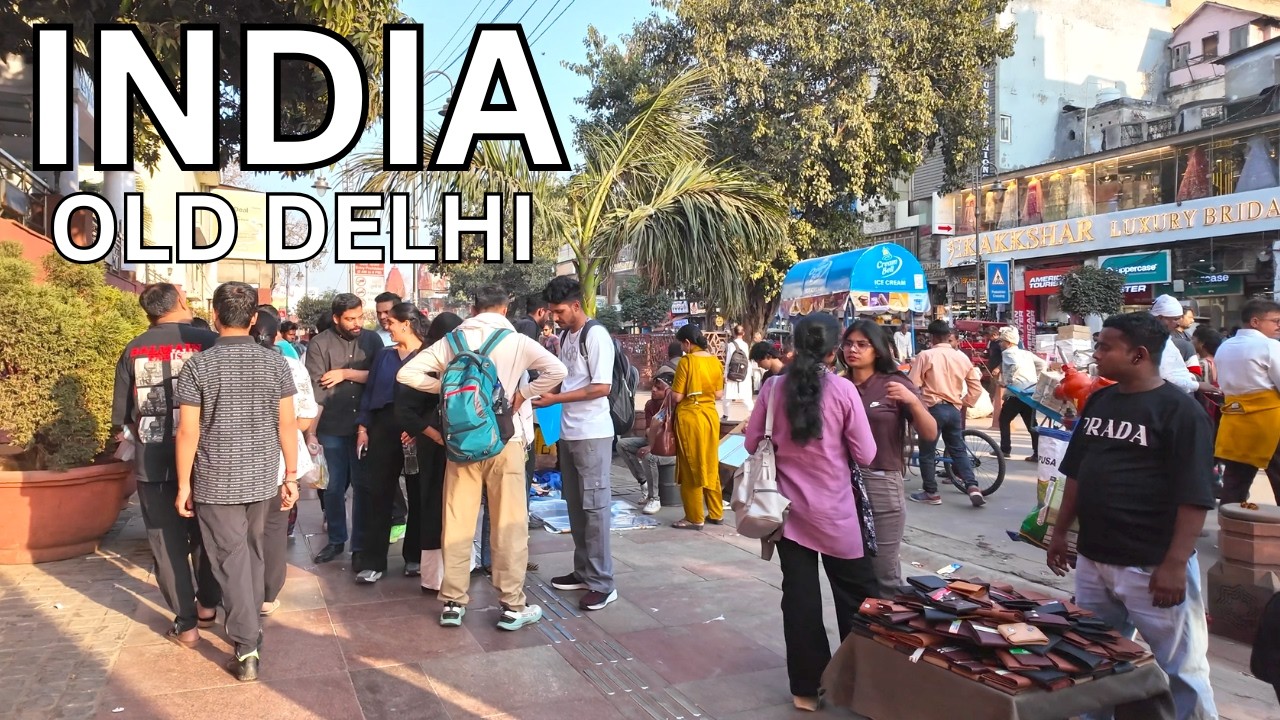 Immersive street-level walking tour through India (Daily Life), India, showcasing authentic urban landscapes, local architecture, and the vibrant atmosphere of the city's neighborhoods