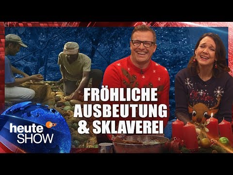 Carolin Kebekus und Martin Klempnow über die moderne Sklaverei | heute-show vom 08.12.2017