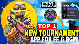 BGMI Tournament App 2025 – Earn Money Playing BGMI & FF
