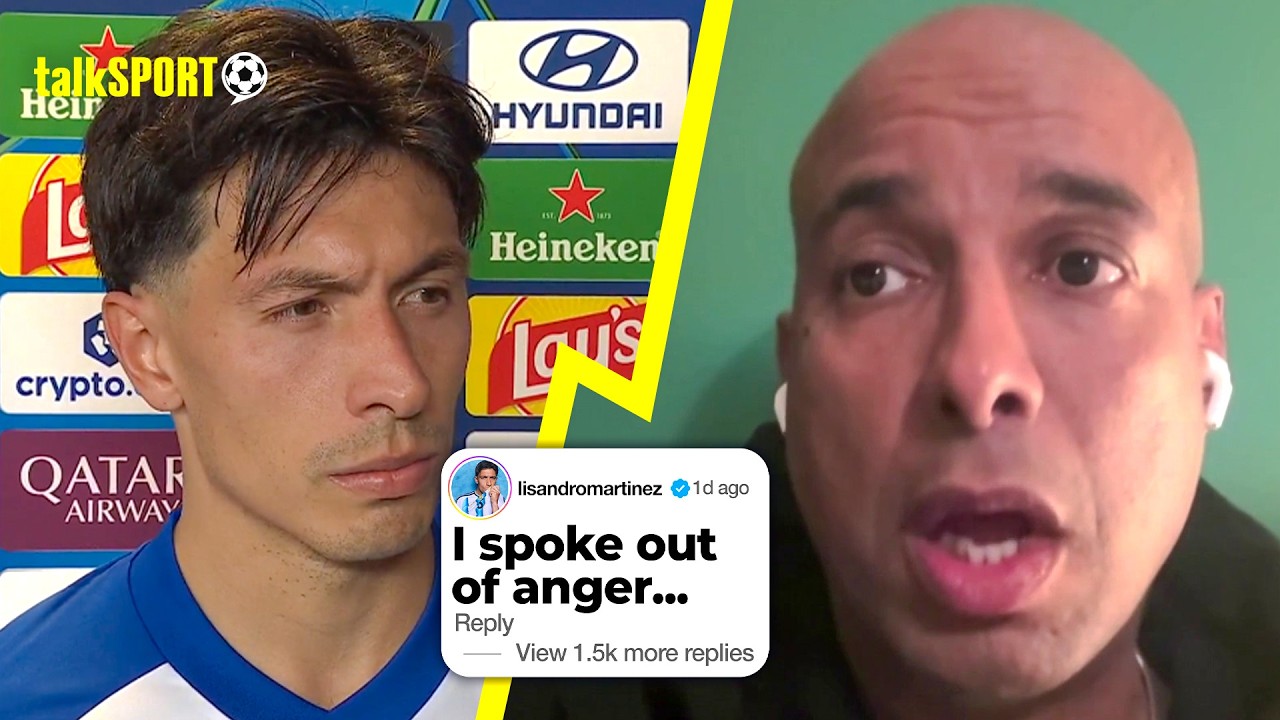 "DOES THIS HELP UNITED??" Jay Motty QUESTIONS the timing of Lisandro Martinez's Man United comments