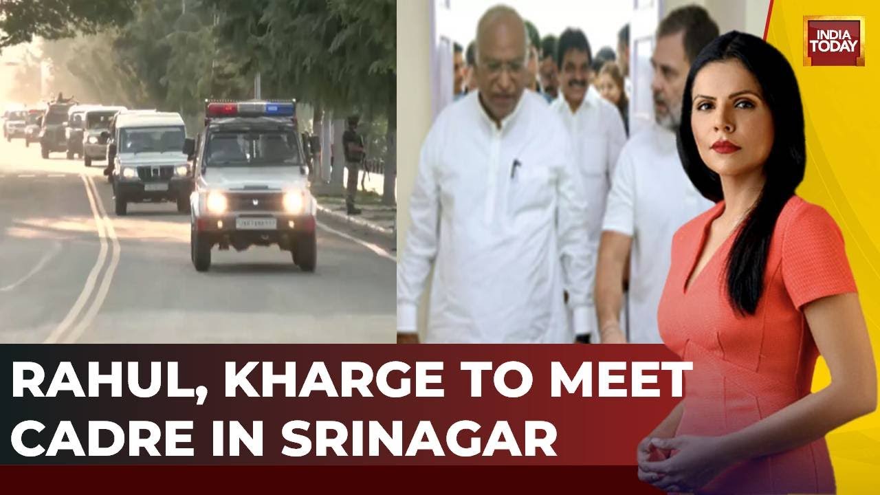 Jammu And Kashmir Elections: Rahul & Kharge On A 2 Day Visit In Srinagar | India Today