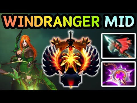 🔥 GODLIKE WINDRANGER MID⚡ UNSTOPPABLE DAMAGE AND CONTROL | DOTA 2 🔥