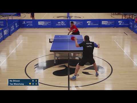 2018 Paddle Palace Hawkeye Open - MS Semi-Finals - He Zhi Wen vs Tao Wen Zhang (Highlights)