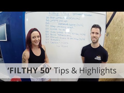 “FILTHY 50” CrossFit WOD Demo - 32:58 Rx