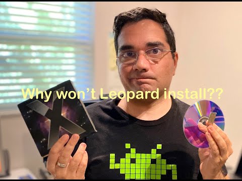 Adventures installing Mac OSX Leopard to PowerPC