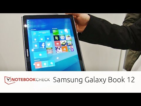 New Samsung Galaxy Book 12 hands-on, details. Core i5 Windows.