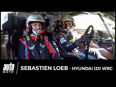 Embarqué avec Sébastien Loeb en Hyundai i20 WRC