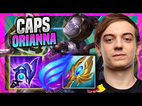 CAPS IS A MONSTER WITH ORIANNA! - G2 Caps Plays Orianna MID vs Qiyana! | Season 11