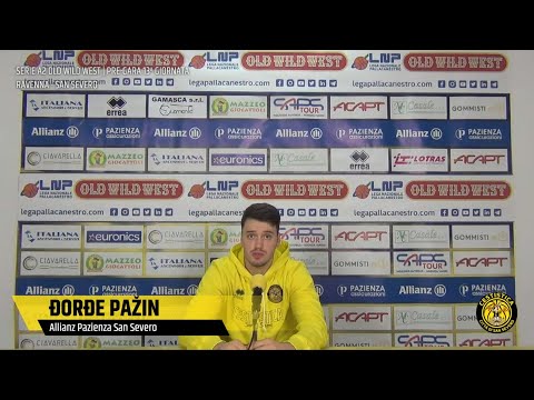 17/12/2022 | Conferenza Stampa pre-partita - Ravenna vs San Severo - Đorđe Pažin