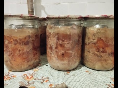 Приготовление свиной тушенки в электрическом автоклаве ЛАН с цифровым терморегулятором.