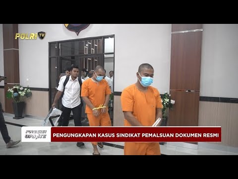 PRESISI UPDATE: POLDA RIAU UNGKAP KASUS SINDIKAT PEMALSUAN DOKUMEN RESMI VIA MEDSOS 30/04/25 (21.00)