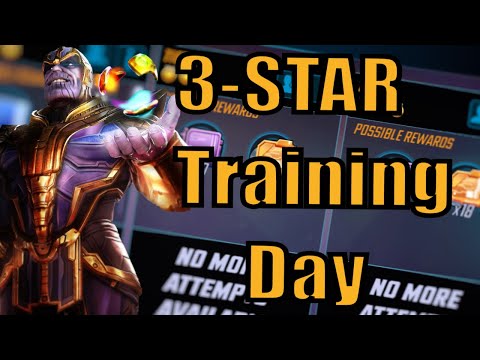 3 Star Tier 13 and 14 Training Day Challenge! Marvel Strike Force