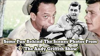 Some Fun Behind The Scenes Photos From 'The Andy Griffith Show'