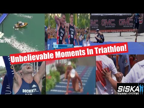 Most Unbelievable Moments In Pro Triathlon!