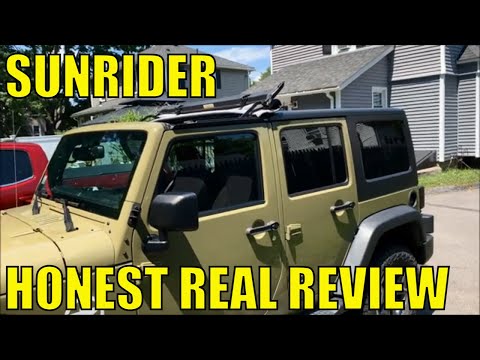 Honest Review of the Bestop Sunrider For Hardtop for the Wrangler and Gladiator - Pro's and Con's