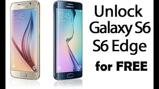 Unlock Samsung Galaxy S6 Edge T-Mobile for free