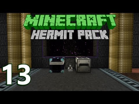 Minecraft FTB Hermit Pack Ep. 13- Automatic Enderman Farm!