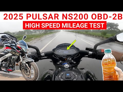 🔥Bajaj Pulsar NS200 New Model 2025 Mileage Test | Pulsar NS200 Mileage Test 2025| Pulsar NS200 Price