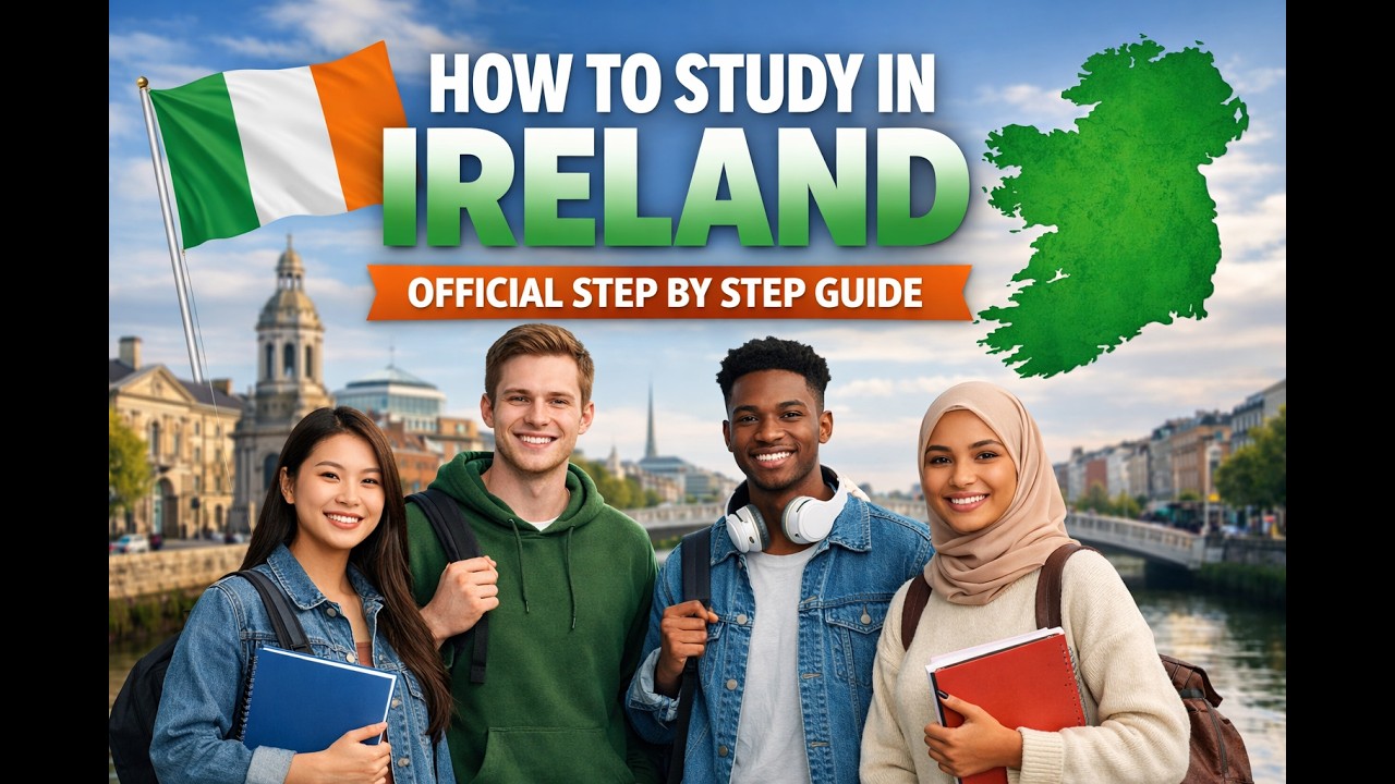 HOW TO STUDY IN 🇮🇪 IRELAND OFFICIAL STEP BY STEP GUIDE.