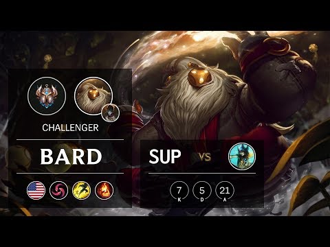Bard Support vs Nami - NA Challenger Patch 9.16