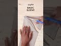 Jinsi Ya Kukata Mkono Basic Sleeve Drafting Patternmaking Sewing Basicsleeve Sleeves