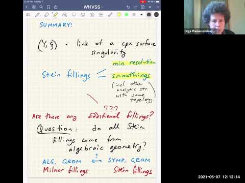 Olga Plamenevskaya - Links of complex surface singularities: symplectic vs algebraic fillings