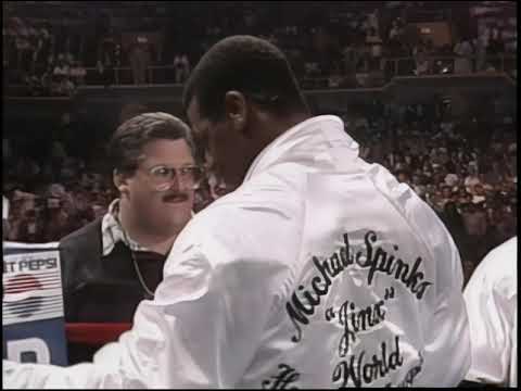 Mike Tyson vs Michael Spinks AI Upscaled 1080p