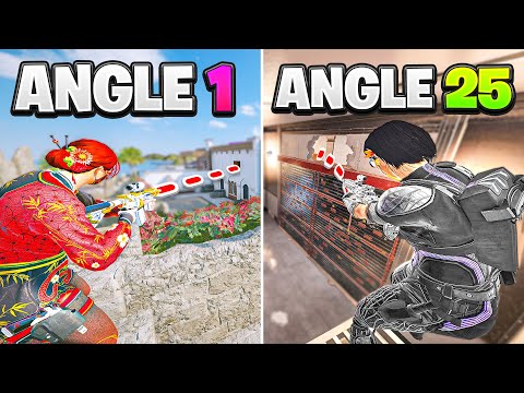 25 MUST KNOW Angles you NEED to be using! - Rainbow Six : Siege
