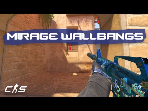 CS2 Mirage - Top 5 BEST Wallbangs! #cs2 #counterstrike