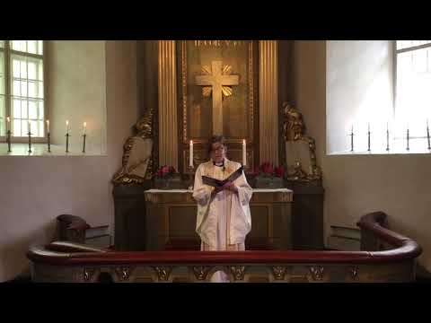 Helgmålsbön Heliga Trefaldighet från Örgryte gamla kyrka