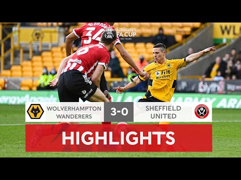 Podence Double Sweeps Aside Blades | Wolves 3-0 Sheffield United | Emirates FA Cup 2021-22