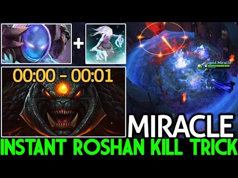 Miracle- [Arc Warden] WTF Trick Instant Kill Roshan Cancer Gameplay 7.22 Dota 2
