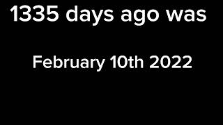 1340 days ago…🫩